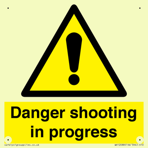 Danger shooting in progress